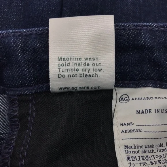 AG Adriano Goldschmied Dark Wash The Ballad Slim Boot Cut Denim Jeans - Picture 9 of 9